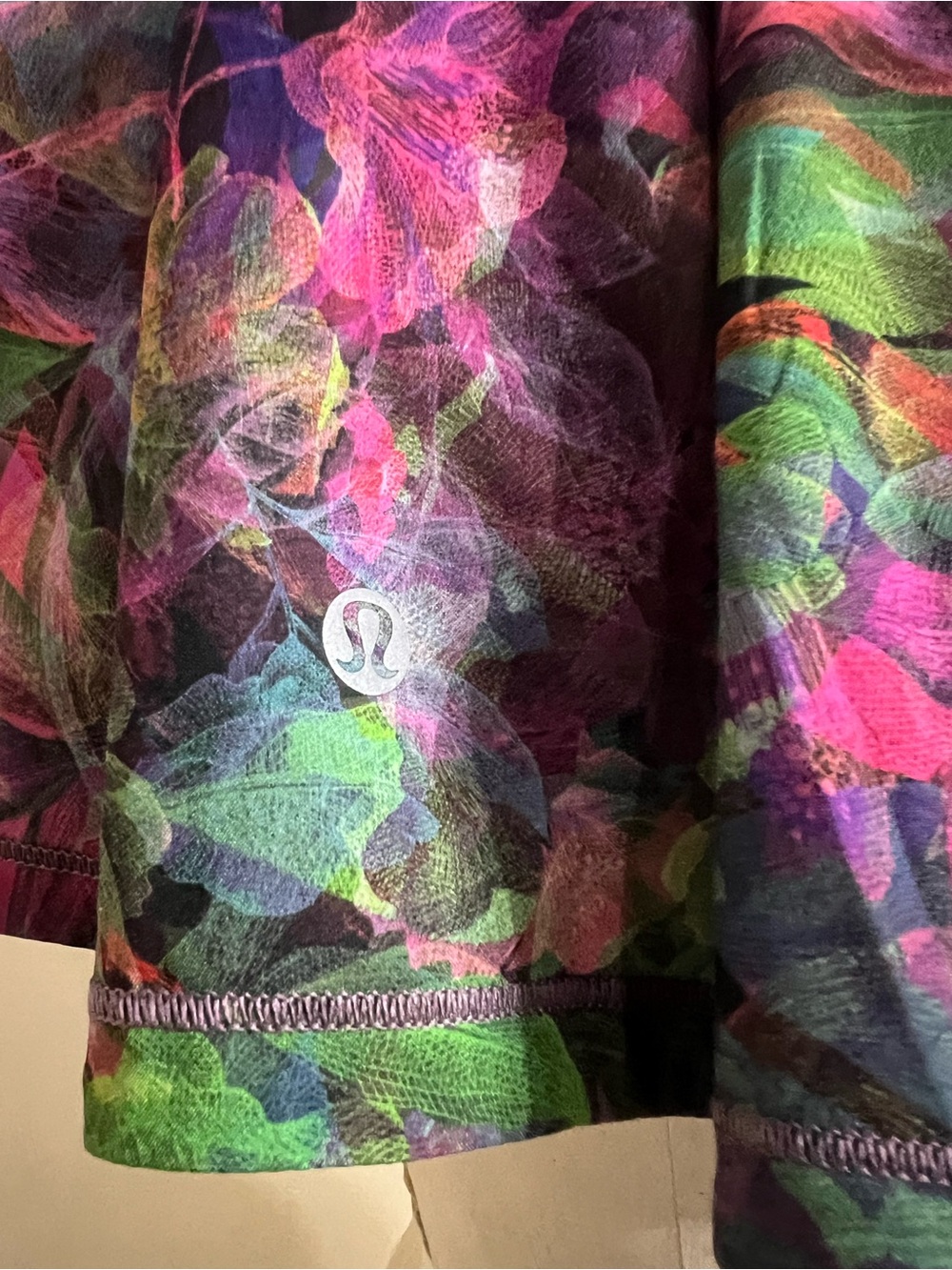 Lululemon Pace Rival Mid-Rise Skirt Floral Multi Size 8 - Picture 8 of 12